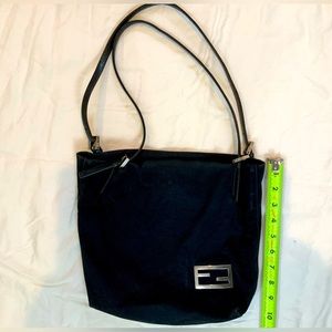 Fendi Black Nylon Purse